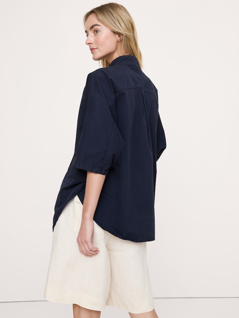 Cotton Twill Utility Tunic