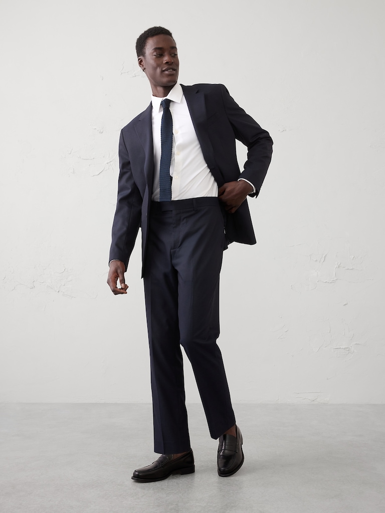 Luxe Hopsack Suit Trouser