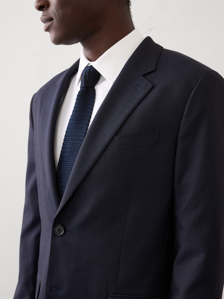 Luxe Hopsack Suit Jacket