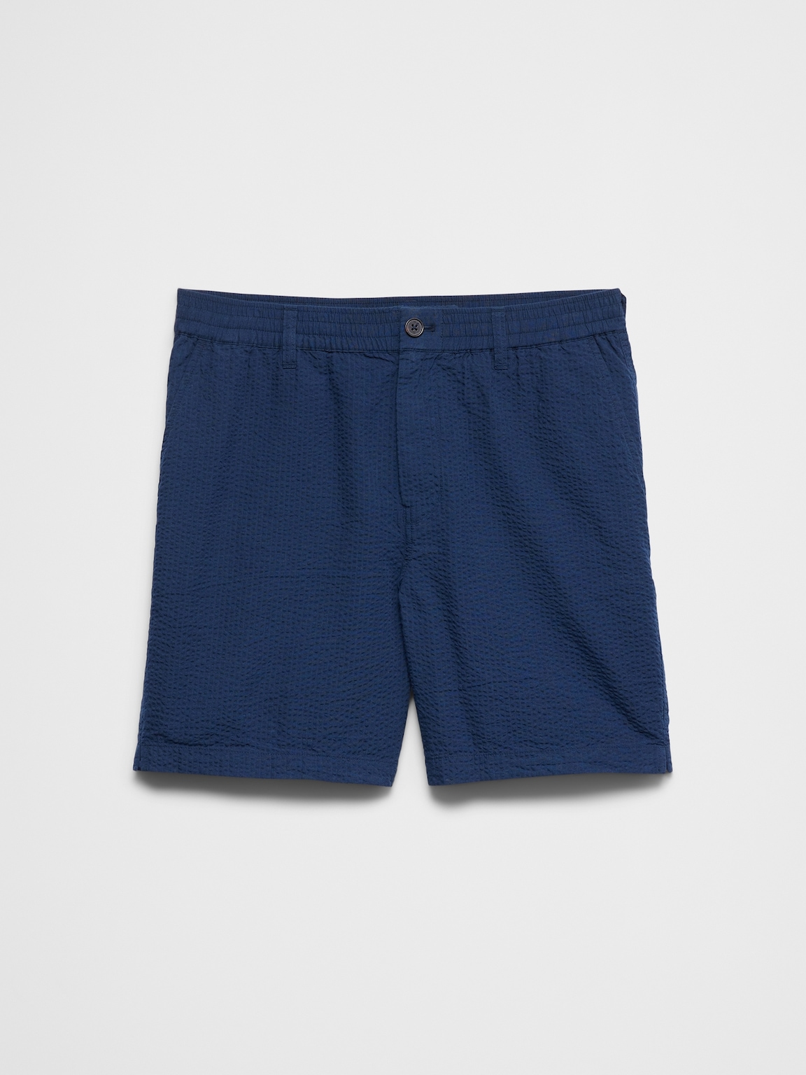 7" Seersucker Elastic-Waist Short