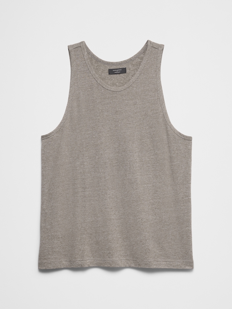 Linen-Blend Tank