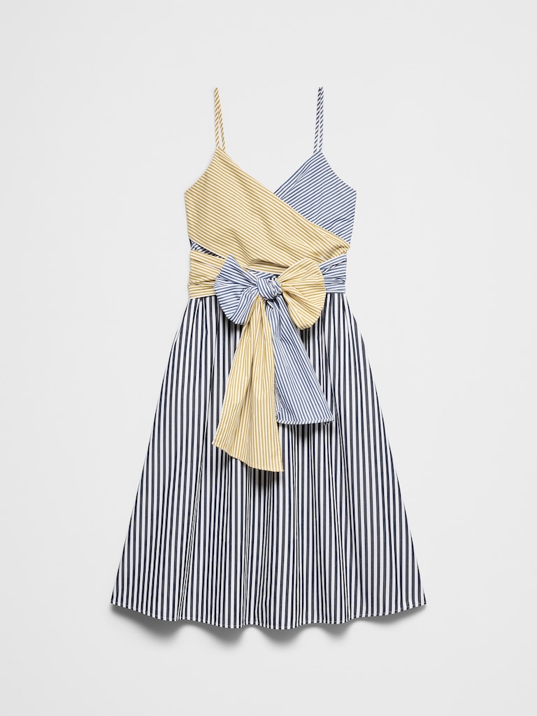 Strappy Wrapped Midi Dress