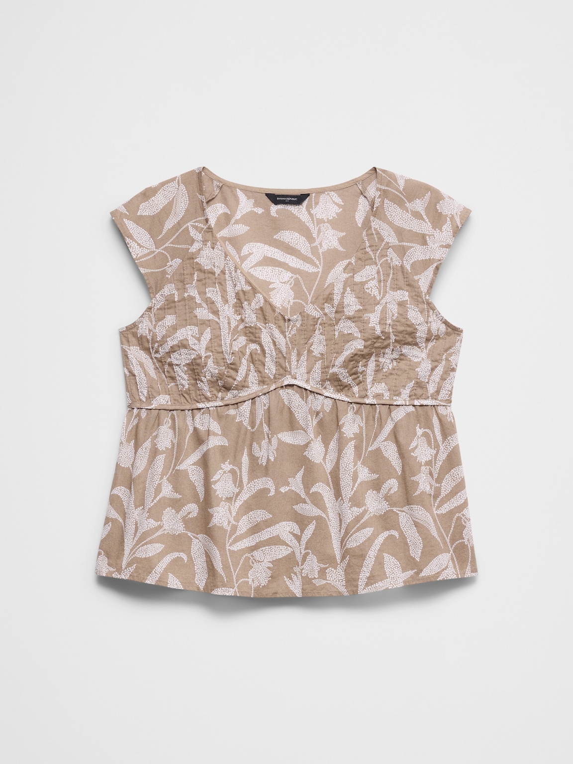 Pintuck Empire Top