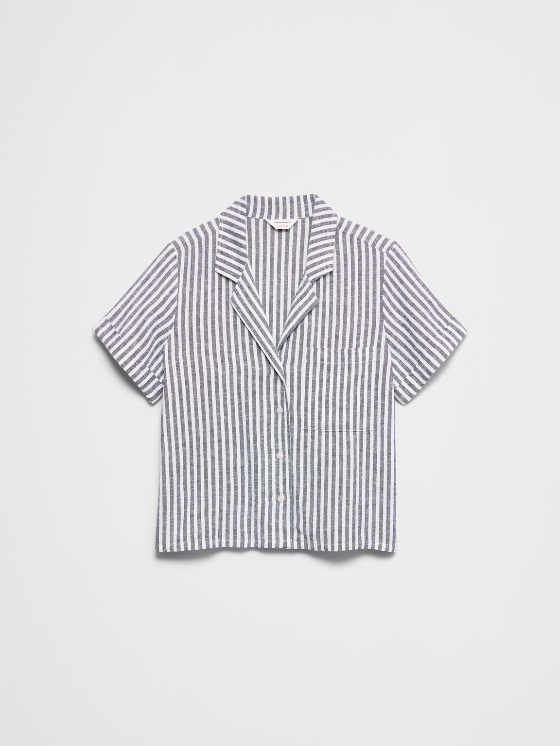 Linen-Blend Shirt