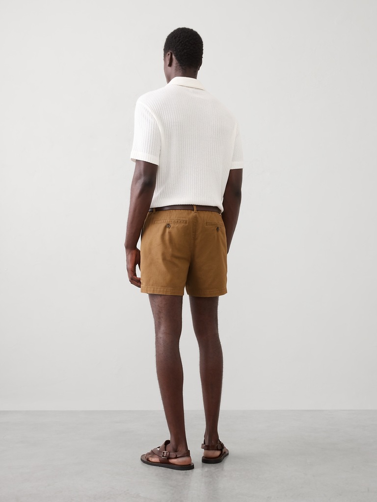 Slim-Fit 5" Summerweight Chino Short