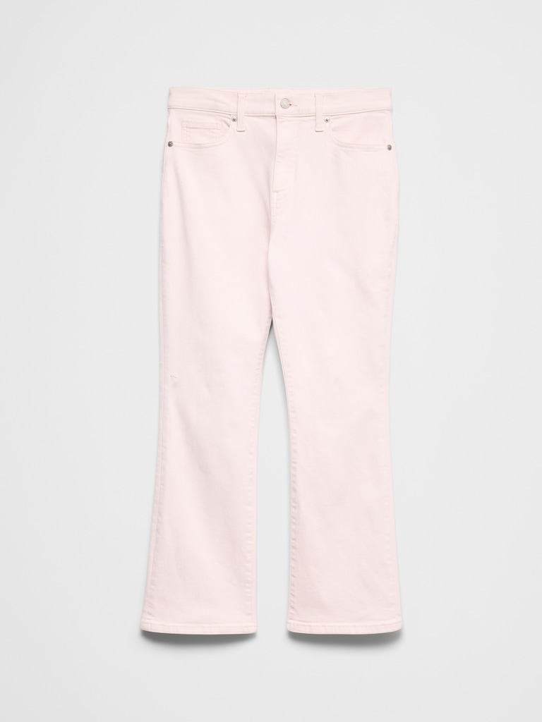 Bootcut High-Rise Cropped Jean