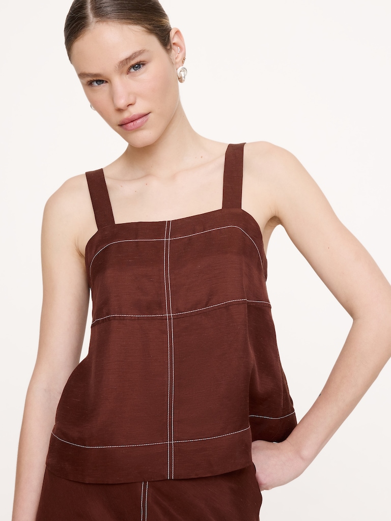 Viscose-Linen Tank