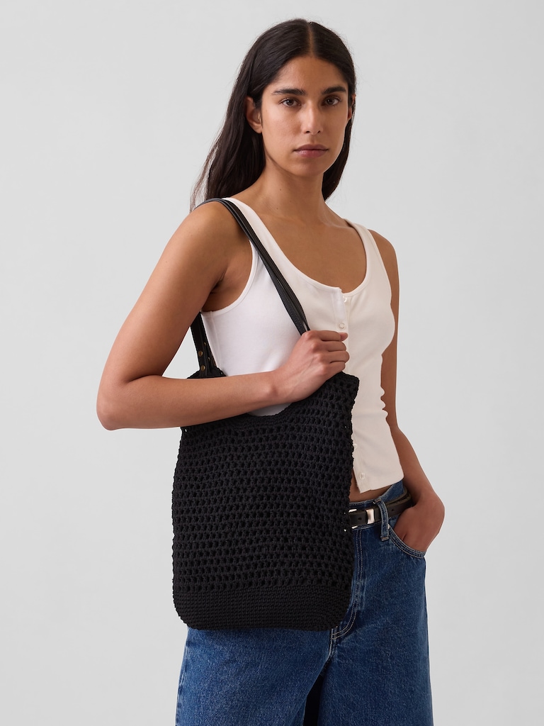 Sac fourre-tout crocheté