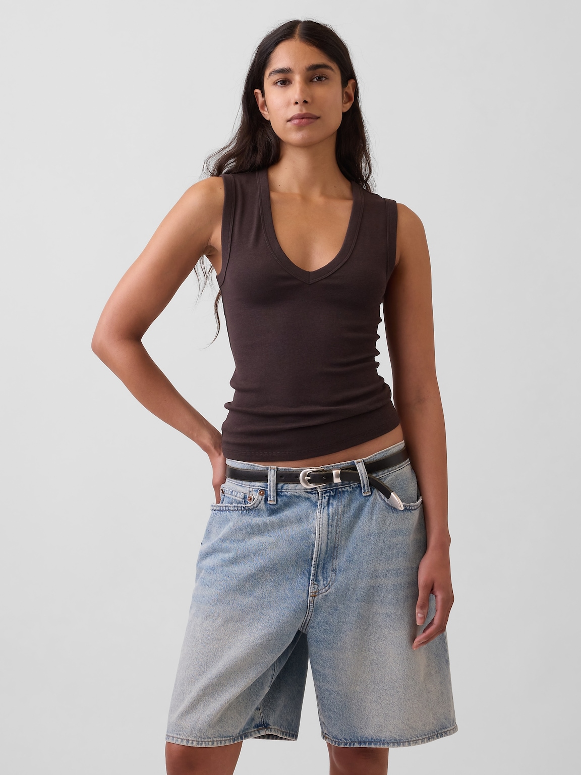 Modern V-Neck Tank Top