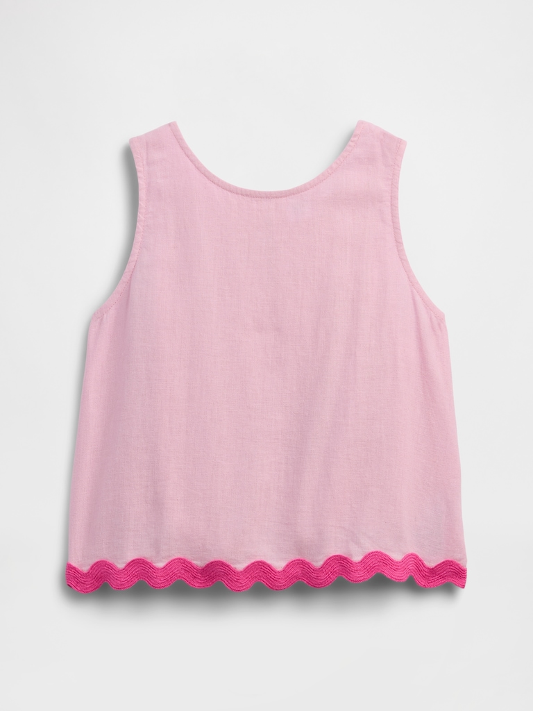 Kids Linen-Blend Tank Top