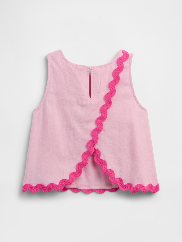 Kids Linen-Blend Tank Top