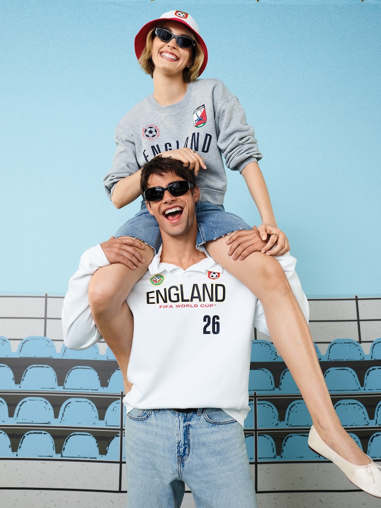FIFA World Cup 26™ England Dynamic Fleece Collared Graphic Sweatshirt for Men