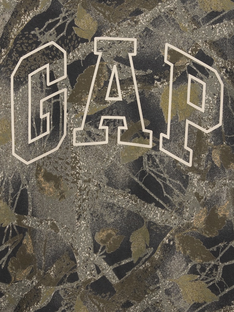 Kids Relaxed Gap Logo Camo Hoodie
