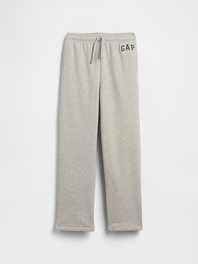 Kids Relaxed Gap Logo Straight-Leg Sweatpants