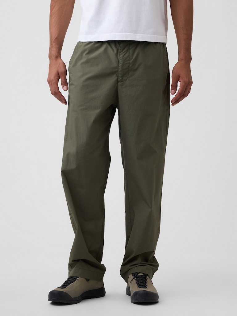 Pantalon ample années 90 en popeline
