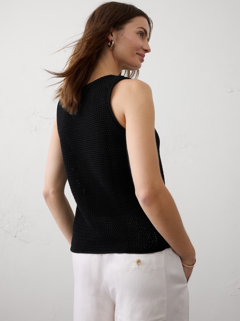 Textured Sweater Tank