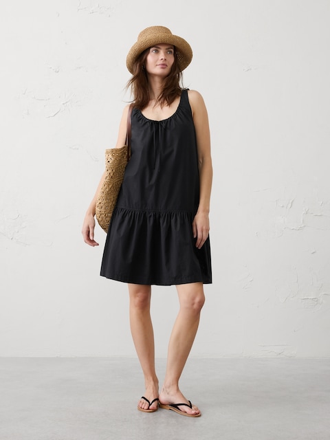 black and white satin dress Anne White Slip Dress With Black Lace – Girl In Mind main image 1