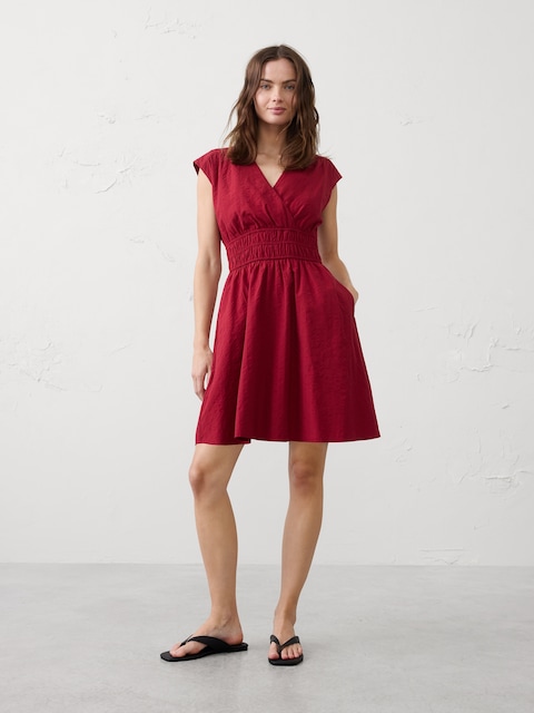 strapless open back dress About Last Night Halter Mini Dress Red Merlot Plus Size main image 0