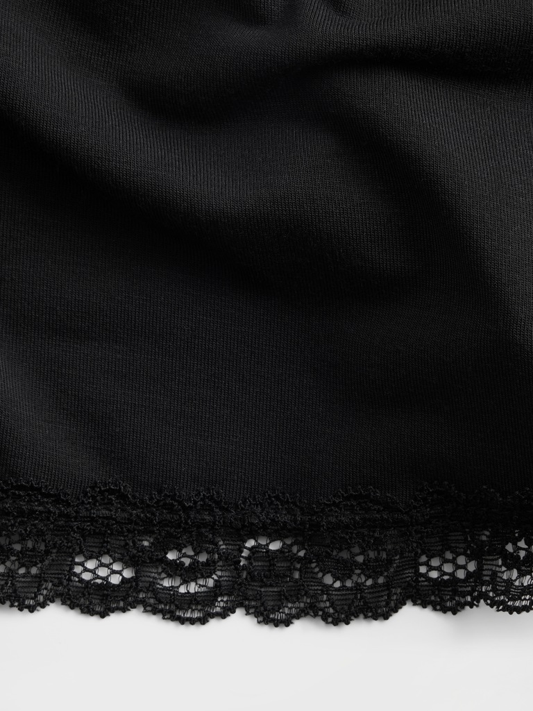 Softest Modal Lace-Trim PJ Shorts