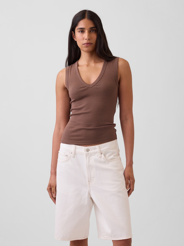 Modern V-Neck Tank Top
