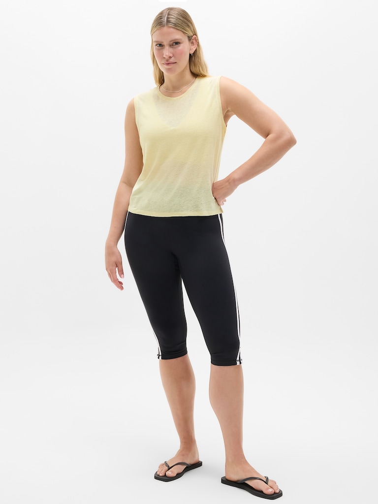 Getaway Linen Blend Muscle Tank