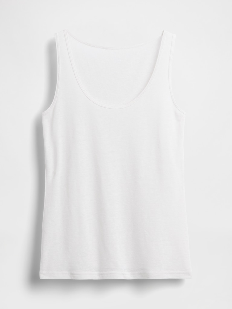 Linen-Blend Tank Top