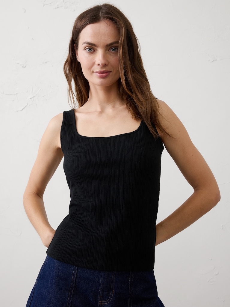 Variegated Ribbed Tank