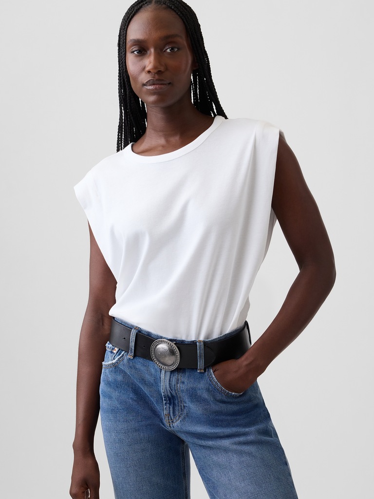 Vegan Leather Western Belt
