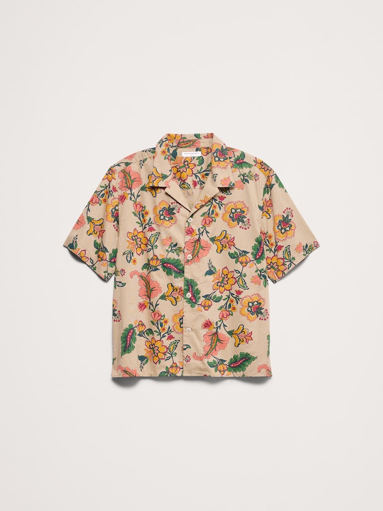 Relaxed-Fit Cotton Poplin Resort Shirt