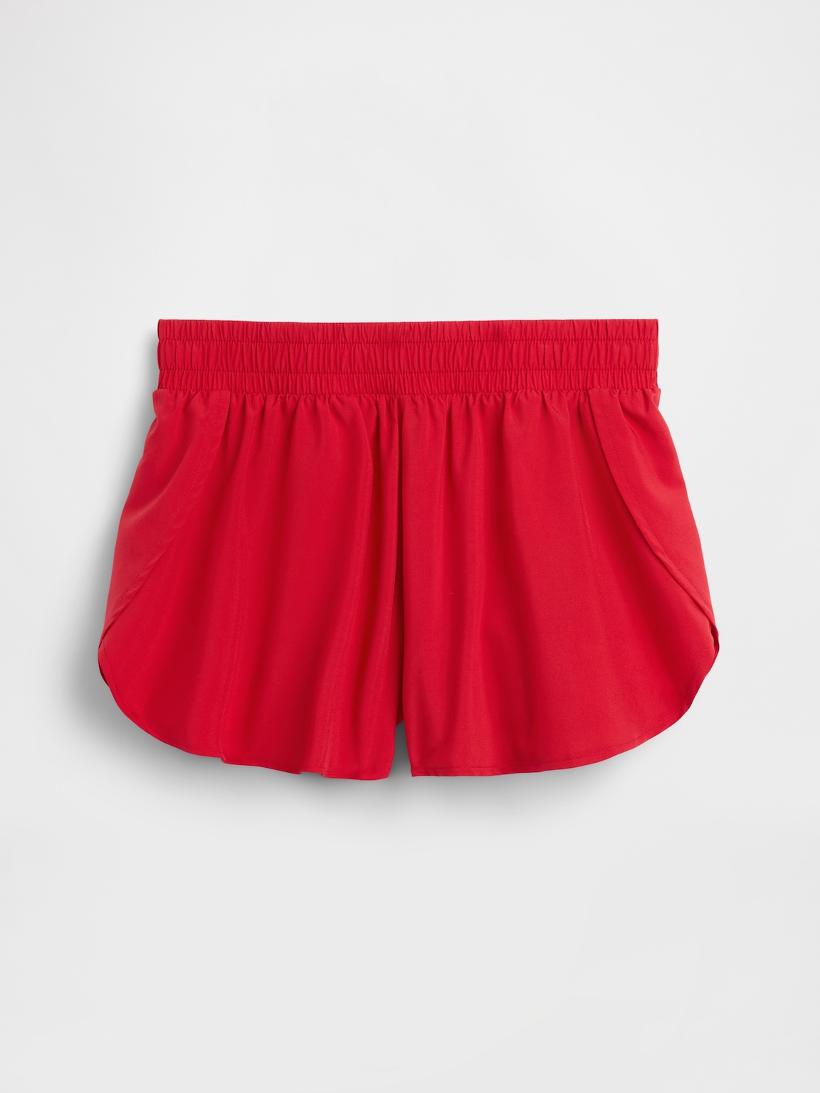 Kids Quick-Dry Butterfly-Hem Run Shorts