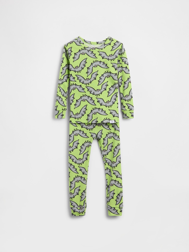 Baby & Toddler Organic Brushed Cotton Bats PJ Set