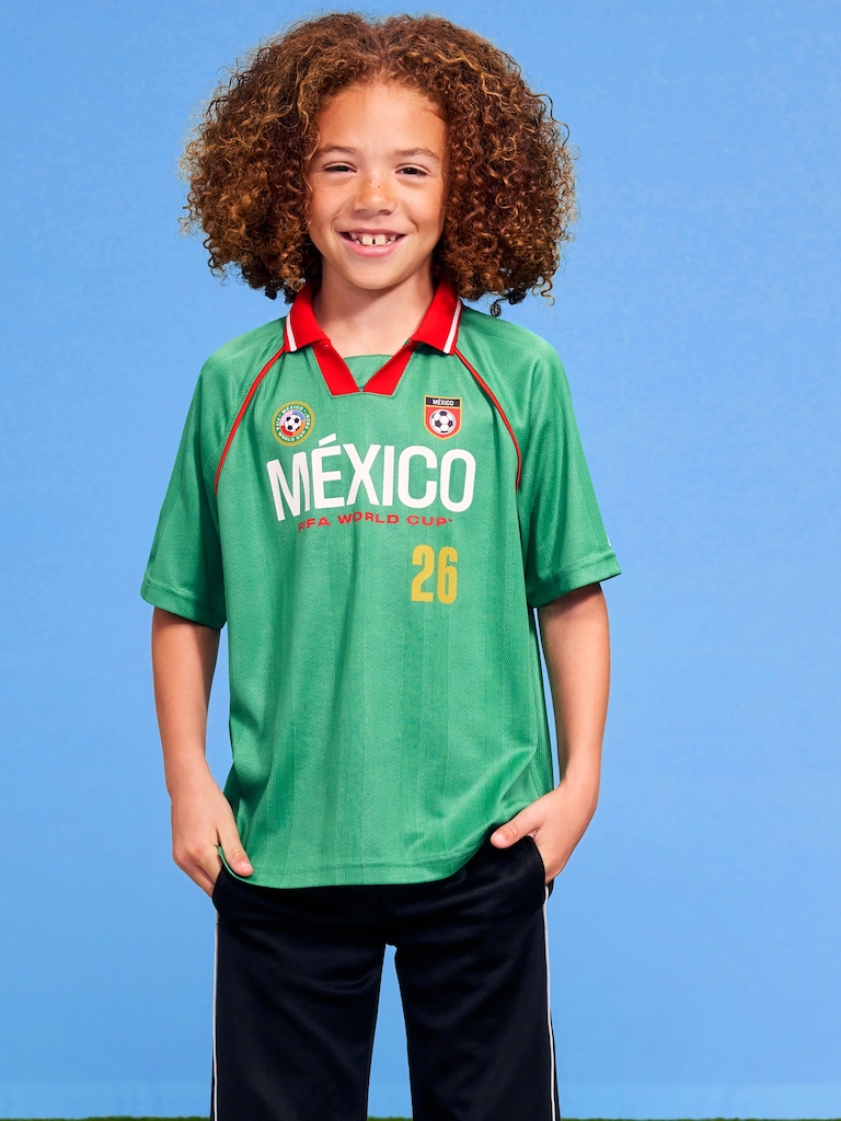 FIFA World Cup 26™ Mexico Lifestyle Collared Jersey T-Shirt for Kids