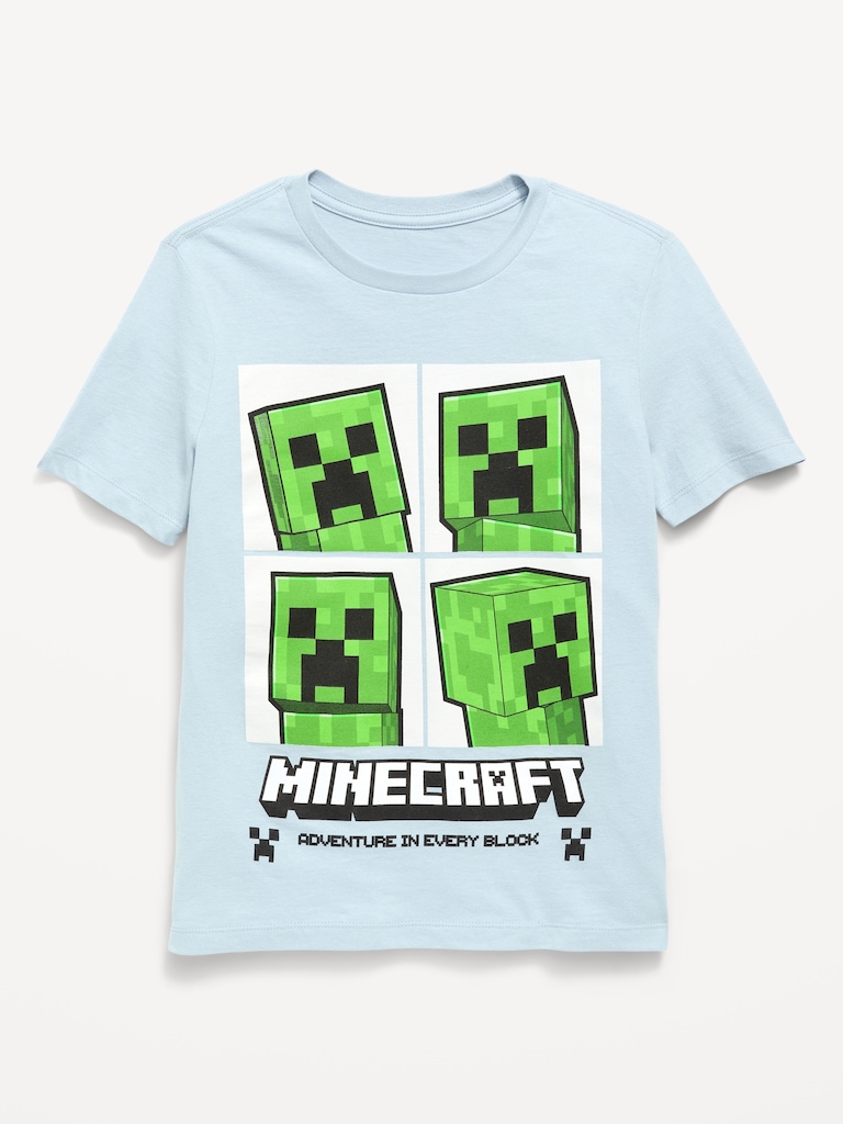 Minecraft™ Gender-Neutral Graphic T-Shirt for Kids