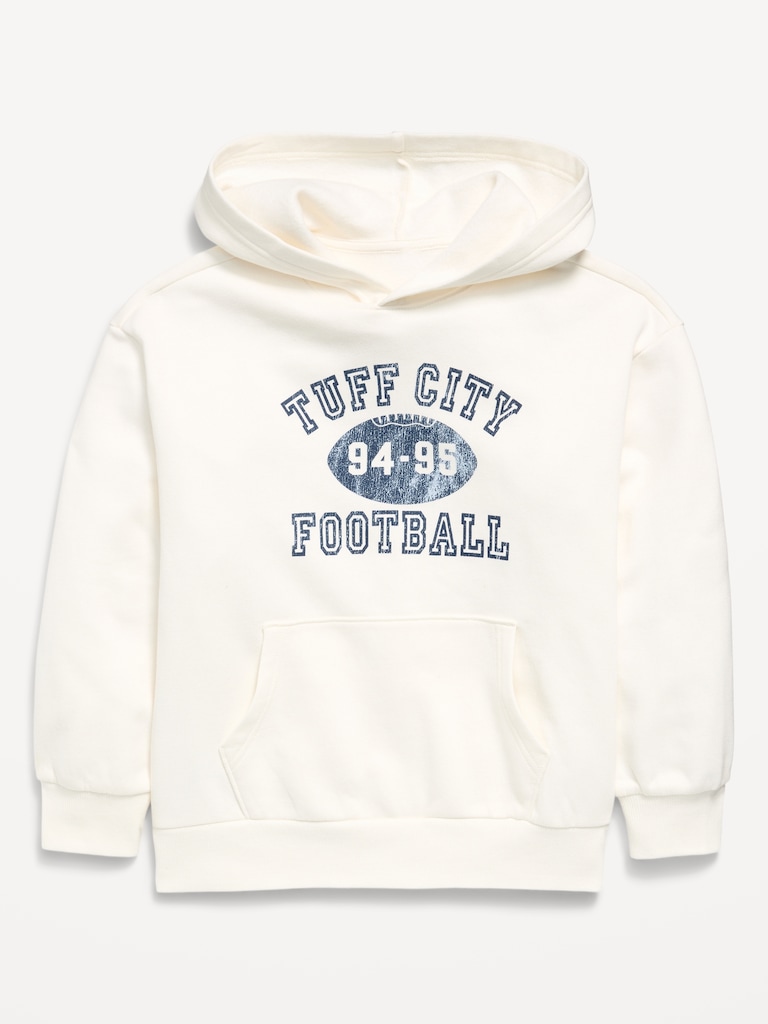Favorite Fleece Oversized Graphic Pullover Hoodie for Boys