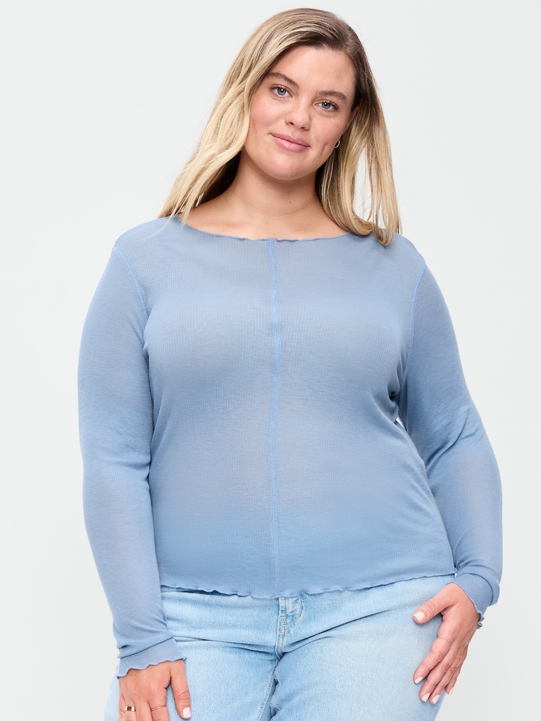 Lettuce-Edge Tissue T-Shirt