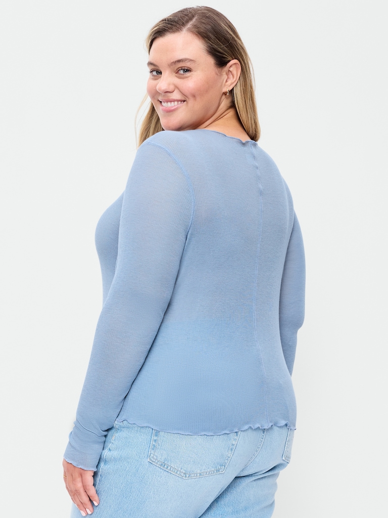 Lettuce-Edge Tissue T-Shirt