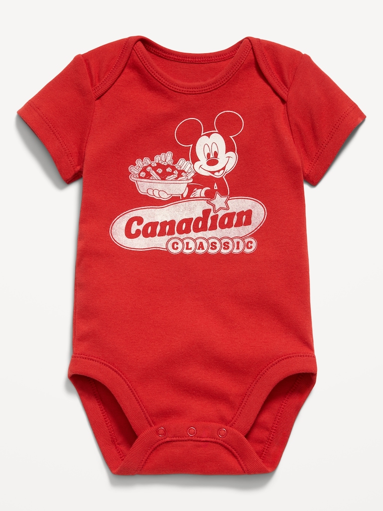 Cache-couche à manches courtes à imprimé de Mickey Mouse Old Navy x Disney unisexe pour bébé