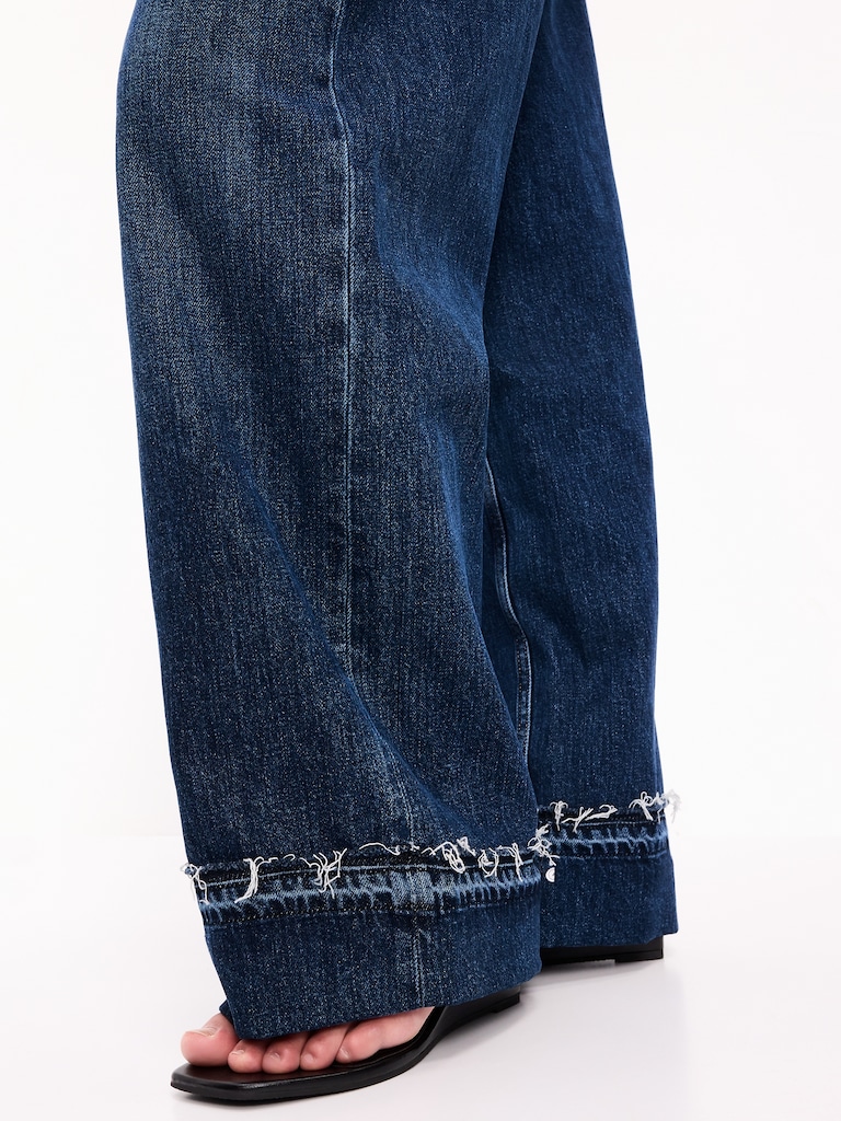 Low-Rise Baggy Wide-Leg Jeans