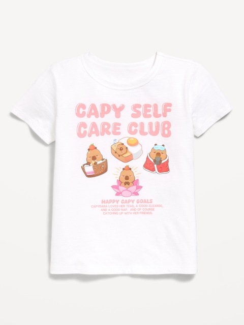 CapyFun™ Graphic T-Shirt for Girls