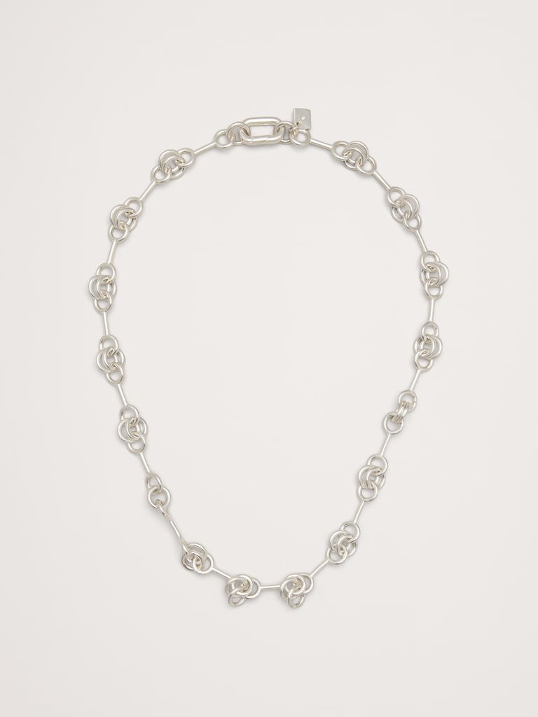 Double Ring Chain Necklace