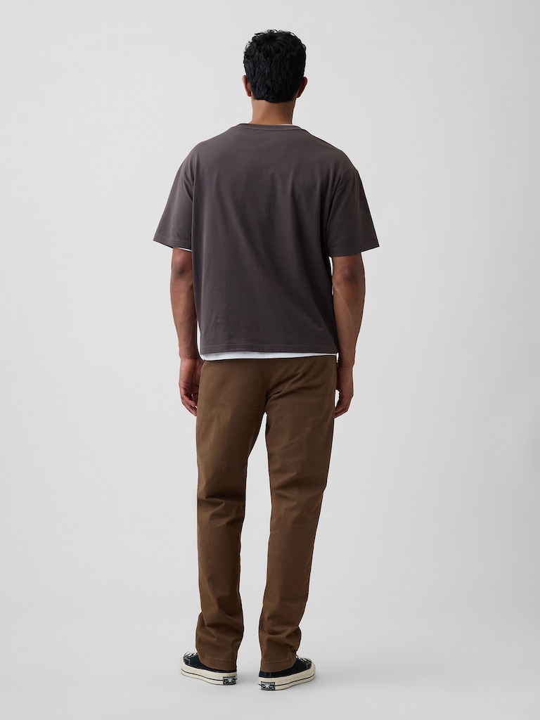 GapFlex Essential Khakis in Straight Fit