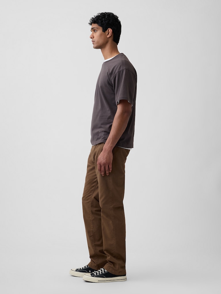 GapFlex Essential Khakis in Straight Fit