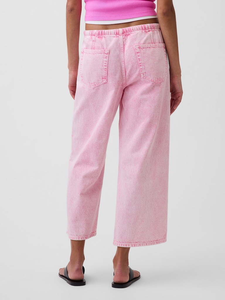 Low Rise '90s Loose Easy Crop Jeans