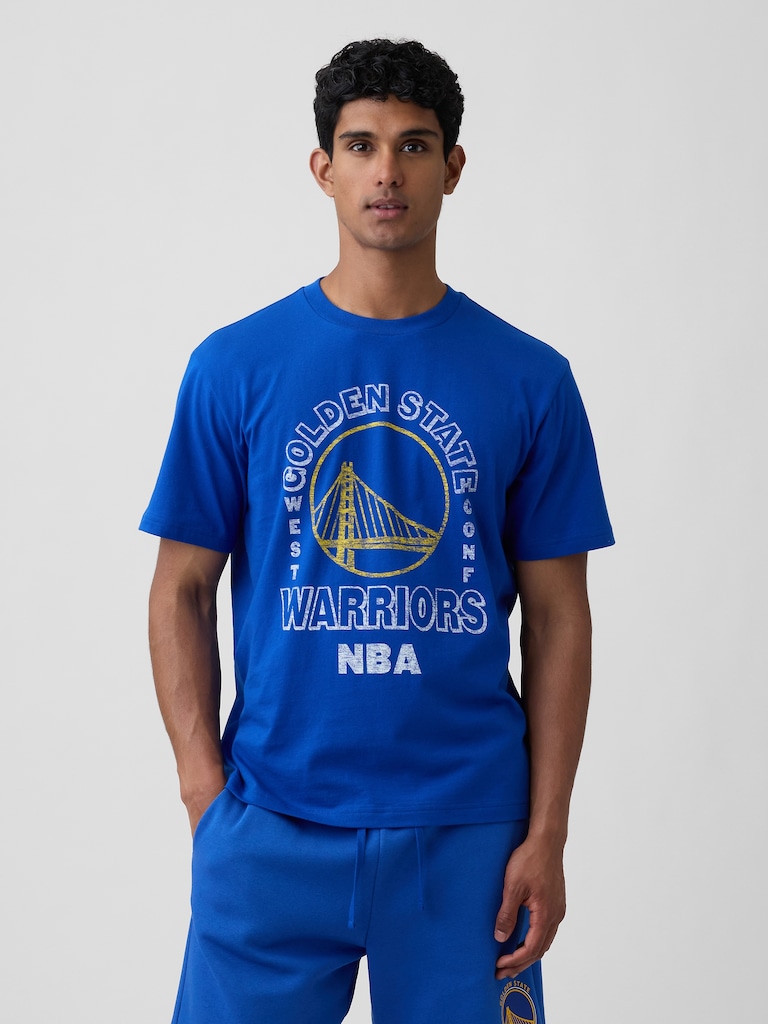 Adult NBA Golden State Warriors Relaxed Graphic T-Shirt