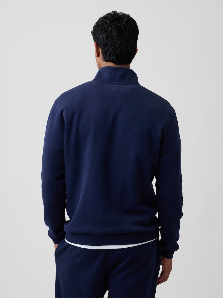 Adult Relaxed Quarter-Zip Fleece Sweatshirt