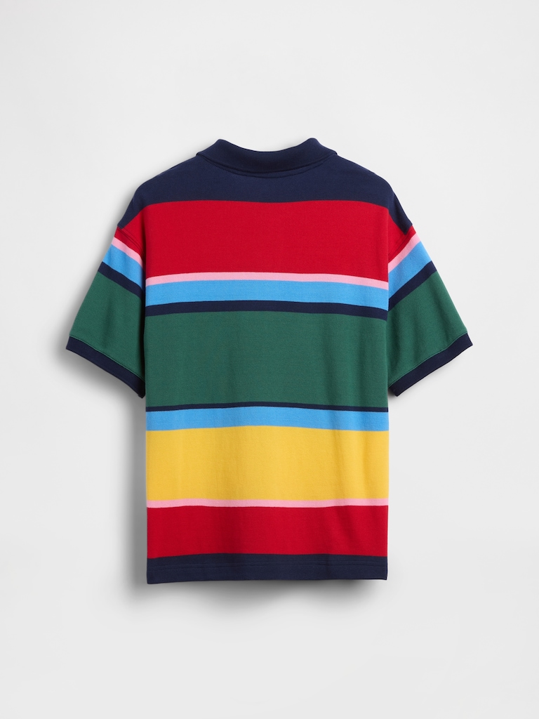 Kids Relaxed Pique Polo Shirt