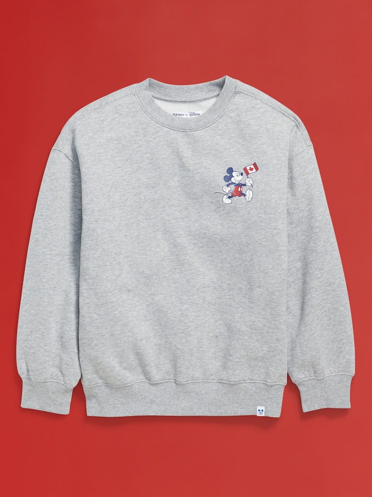 Chandail en coton ouaté à imprimé de drapeau et logo unisexe Mickey Mouse Old Navy x Disney© pour enfant