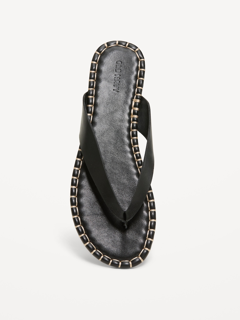Whipstich Flip-Flops for Women
