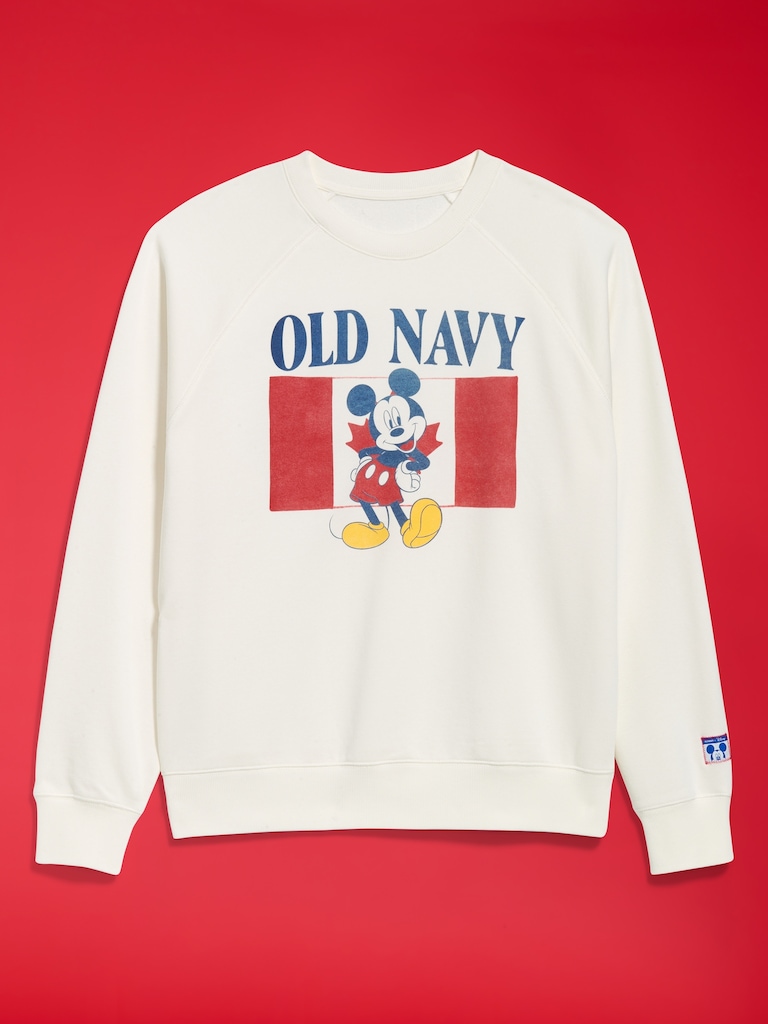 Chandail en coton ouaté ras du cou Mickey Mouse Old Navy x Disney pour adulte