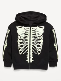 Oversized Graphic Zip Hoodie for Boys